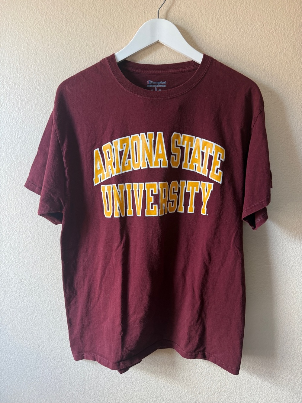 Arizona State University Maroon Champion Graphic Tee